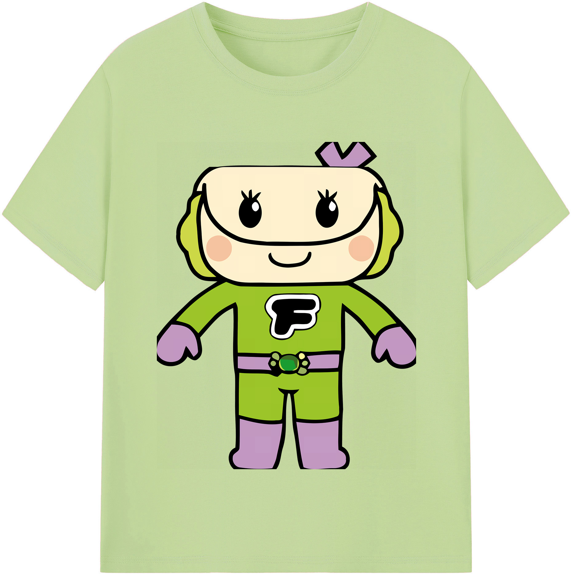 （画像用） アンパンマン Anpanman 綿100％半袖Tシャツ（フロントプリント）